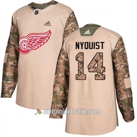 Män Ishockey Detroit Red Wings Tröja Gustav Nyquist 14 Adidas 2017-2018 Camo Veterans Day Practice Authentic Män Ishockey Detroit Red Wings Tröja Gustav Nyquist 14 Adidas 2017-2018 Camo Veterans Day Practice Authentic